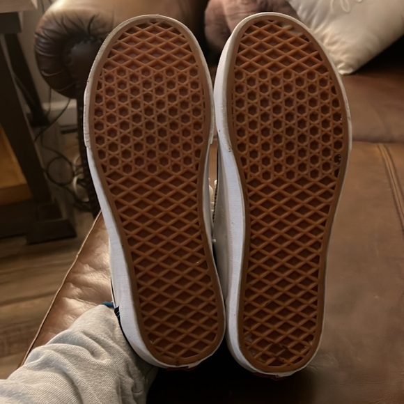 Vans- unique blue and white Vans. Women’s size 10, Men’s size 8.5. - Picture 5 of 5